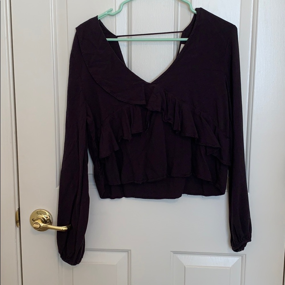 c’isa- Ruffle Crop